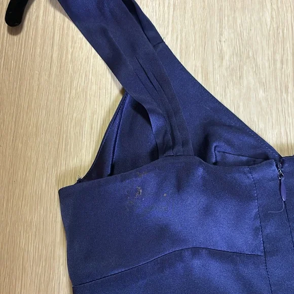 ASO Alice Cullen Twilight New Moon Rebecca Taylor Navy/Purple Dress size 2 - Picture 7 of 8